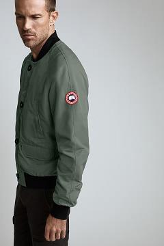 Chamarras Canada Goose Hombre Outlet - Faber Chaqueta De Bombardero Verdes IO0394258